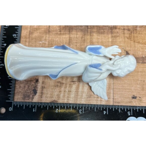 Dresden Porcelain Figurine vintage W Germany west angel statue - Picture 4 of 5